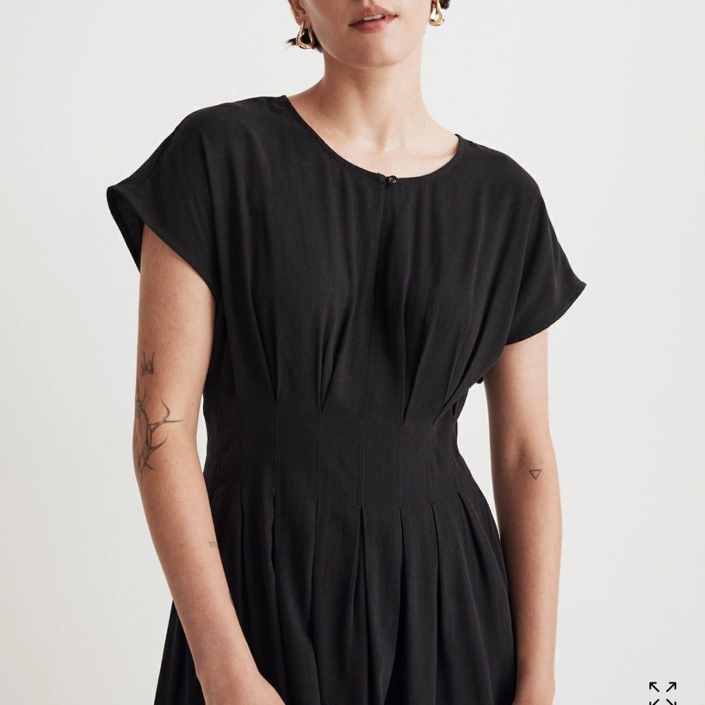 Madewell The Lucie Pleated Mini Dress - Picture 4 of 7